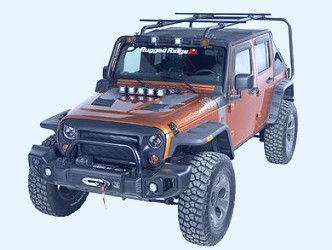 Rugged Ridge Sherpa Roof Rack Kit [SKU